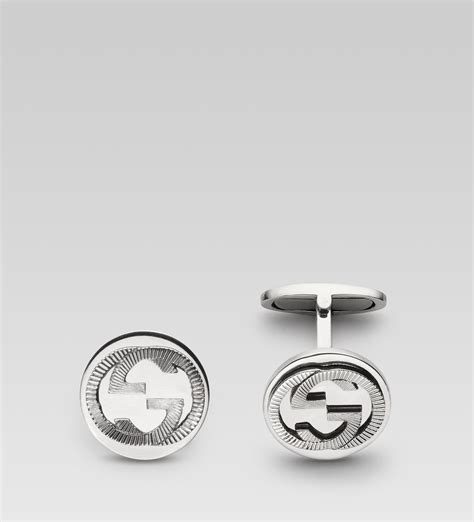 gucci cuff watch|Gucci silver cufflinks for men.